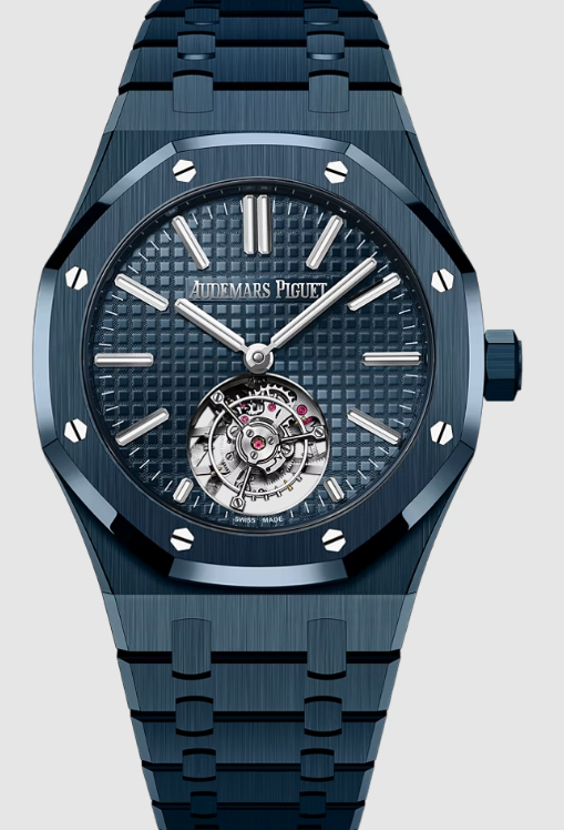 Audemars Piguet Royal Oak Self-Winding Flying Tourbillon Blue Ceramic Replica Watch 26730CD.OO.1225CD.01 Audemars Piguet Royal Oak Self-Winding Flying Tourbillon Blue Ceramic Replica Watch 26730CD.OO.1225CD.01